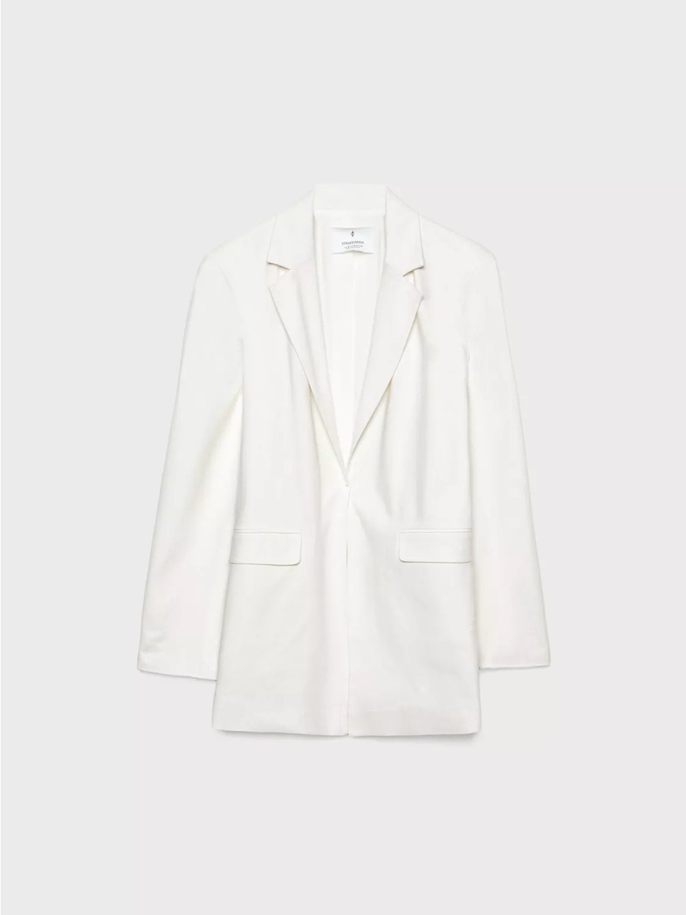 Linen Single-Button Blazer - Picture 5 of 5